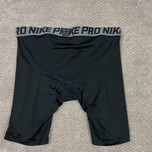Nike Pro Dri Fit NBA Compression Shorts Men's 3XL Black Player Issue 880802 010 - Picture 4 of 13
